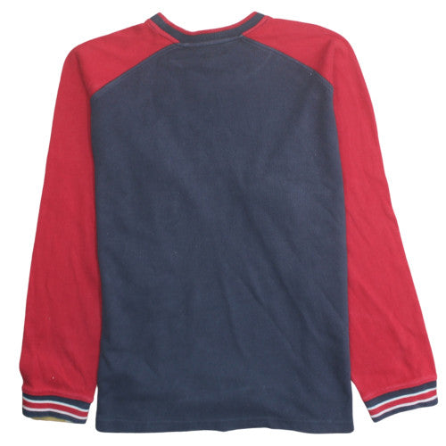 U.S. Polo Assn. Men's Navy & Red Long Sleeve Sweatshirt 2XL Cotton