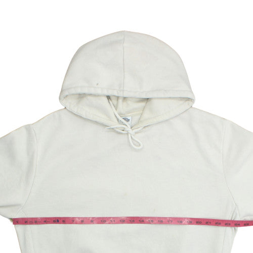 Dickies Womens Ivory Pullover Hoodie Large Fleece Lined