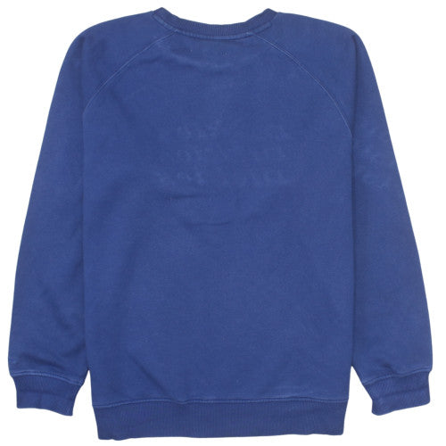 Dickies Womens Blue XL Pullover Crew Neck Sweatshirt Classic Fit