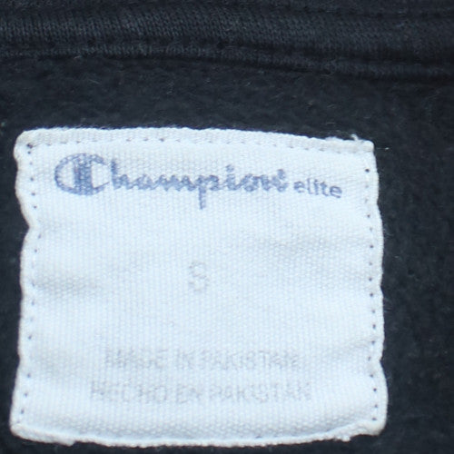 Champion Men's Black Small Pullover Crew Neck Sweatshirt