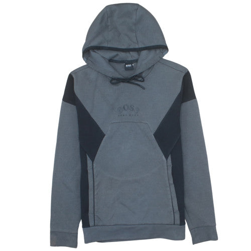 Hugo Boss Men's Grey Pullover Hoodie Medium Regular Fit