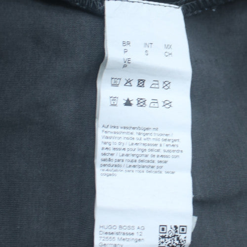 Hugo Boss Men's Grey Pullover Hoodie Medium Regular Fit