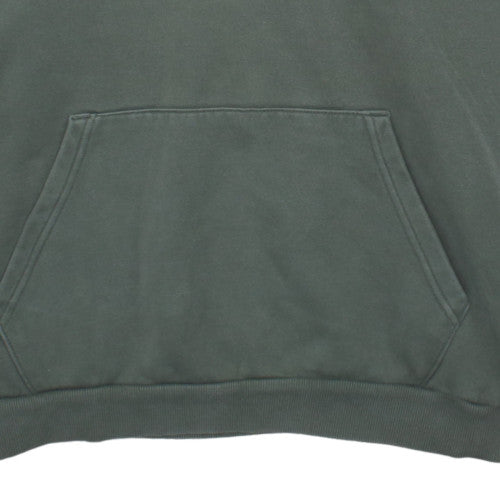 Puma Men's Green 2XL Pullover Hoodie with Logo Print