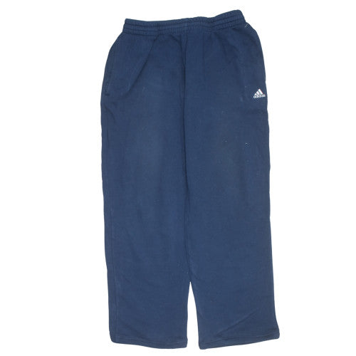 Adidas Mens Blue Sweatpants L Fleece Performance Essentials