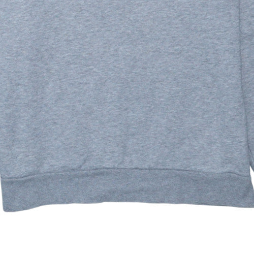 Adidas Mens Grey Crew Neck Pullover Sweatshirt Small