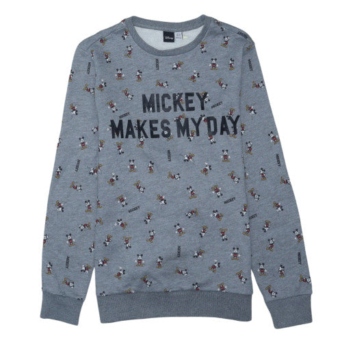Disney Womens Grey Mickey Mouse XS Pullover Sweatshirt