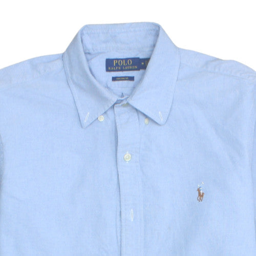 Ralph Lauren Men’s Blue Cotton Long Sleeve Button-Up Shirt Size M