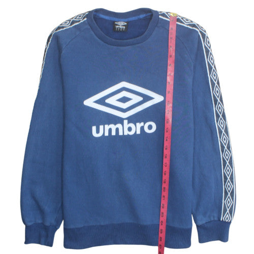 Umbro Men's Blue XL Pullover Sweatshirt Crew Neck Logo Sportswear