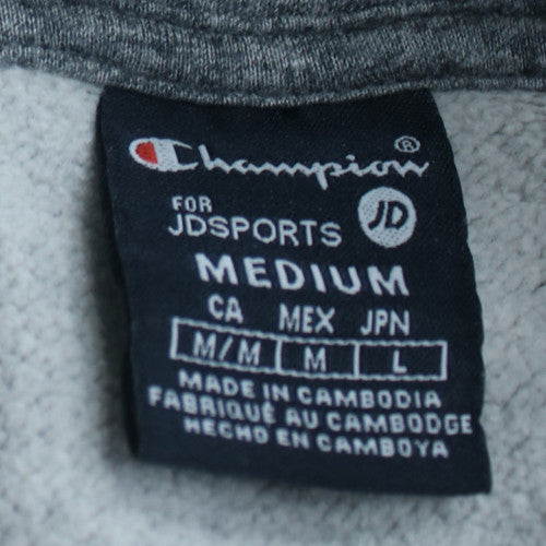 Champion Womens Grey Medium Pullover Hoodie JD Sports
