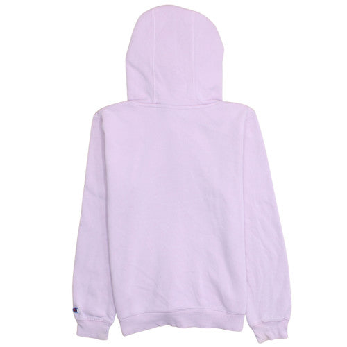 Champion Women's Pink Hoodie Small Pullover Logo Sweatshirt