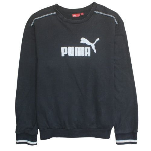 Puma Mens Black XL Pullover Crew Neck Sweatshirt