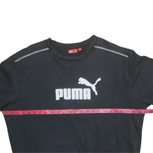 Puma Mens Black XL Pullover Crew Neck Sweatshirt