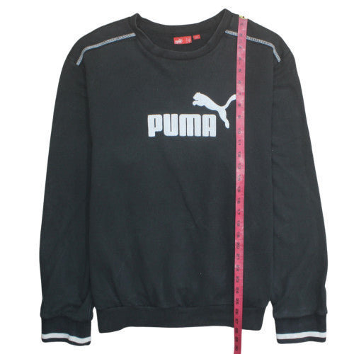 Puma Mens Black XL Pullover Crew Neck Sweatshirt