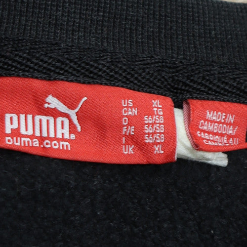 Puma Mens Black XL Pullover Crew Neck Sweatshirt