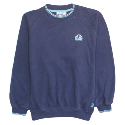 Ellesse Men's Blue Crew Neck Pullover Sweatshirt Size L