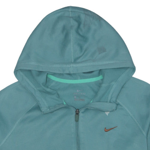 Nike Mens Green Full Zip Dri-Fit Hoodie Size L