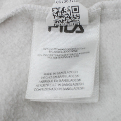FILA Mens Grey Crew Neck Logo Sweatshirt Size M