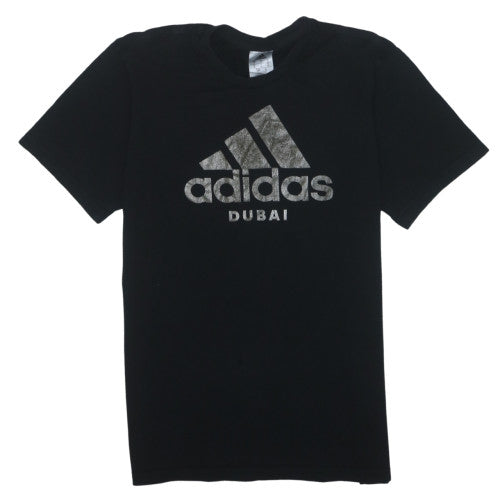 Adidas Men’s Black Dubai Logo Short Sleeve T-Shirt Size S