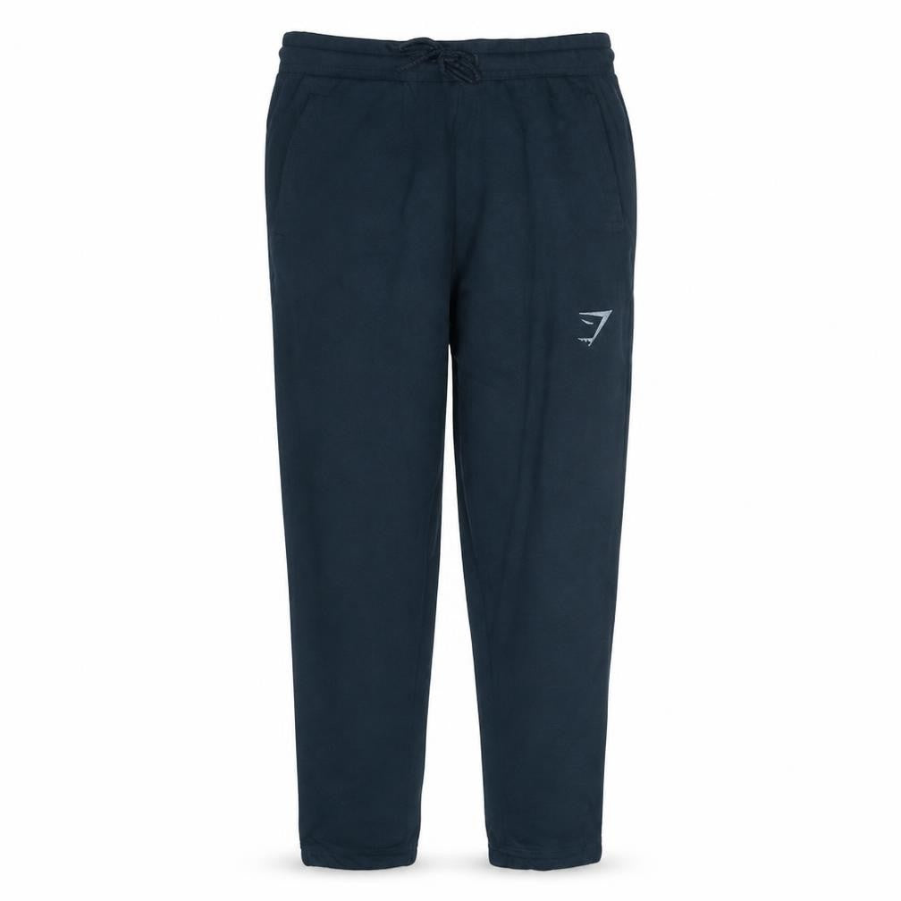 Front view of Gymshark Women's Blue Jogger Tapered Sweatpants S