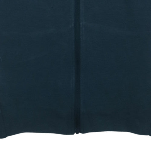 adidas Boys Blue Full Zip Hoodie 14 Years Colourblock Sportswear