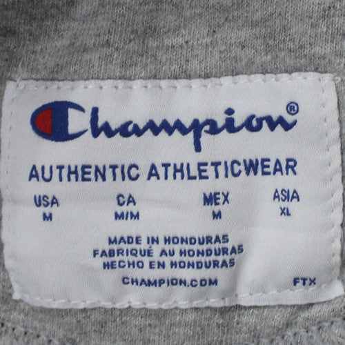 Champion Men's Black M Pullover Sweatshirt Logo Fleece