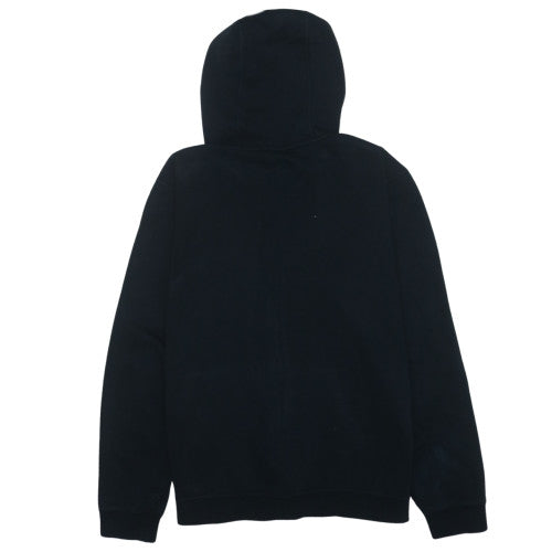 Nike Men's Black Full Zip Hoodie L Sports Fleece Graphic