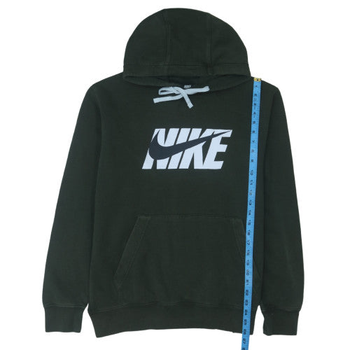 Nike Men's Black Large Pullover Hoodie with Logo Print