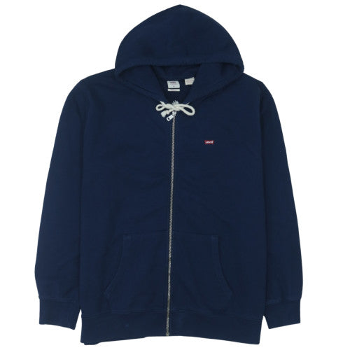 Levi's Men's Blue Full Zip Hoodie XL Standard Fit Cotton