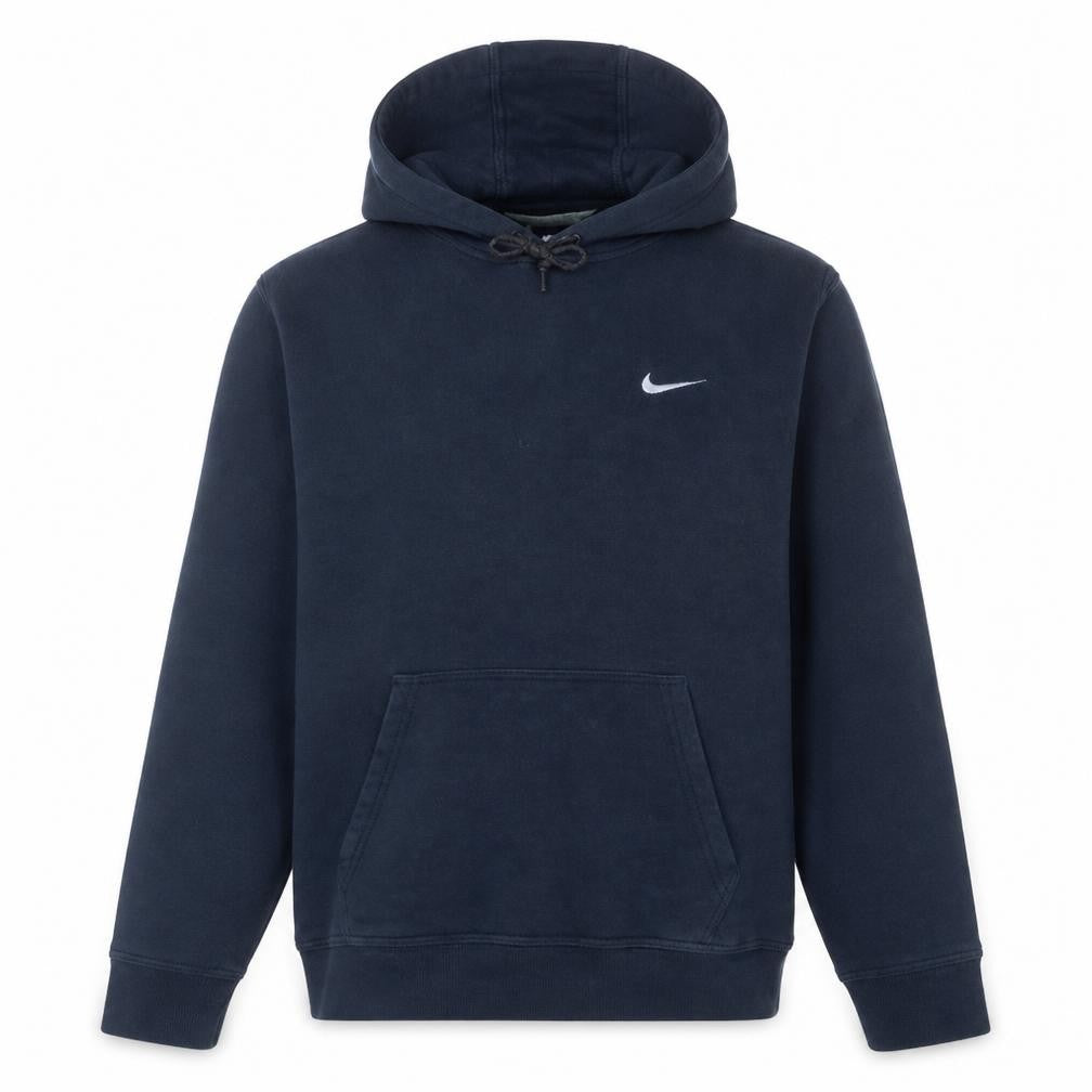 Front view of Nike Men's Blue XL Pullover Hoodie Fleece Sweatshirt