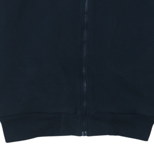Adidas Men's Blue Full Zip Hoodie L Sports Fleece Sweatshirt