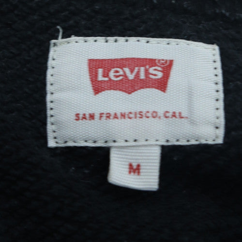 Levi's Men's Black Crew Neck Graphic Logo Sweatshirt Size M