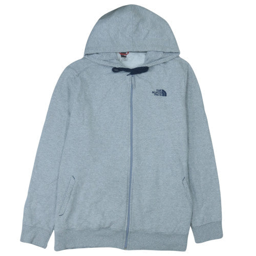 The North Face Men's Grey 2XL Full Zip Hoodie Fleece