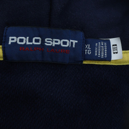 Ralph Lauren Polo Sport Men's Blue XL Full Zip Hoodie