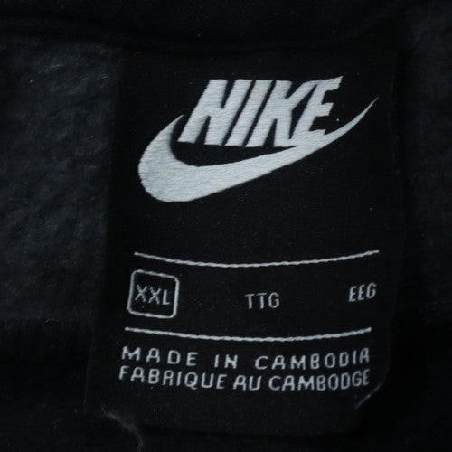 Nike Air Men's Black 2XL Pullover Hoodie Fleece Sweatshirt