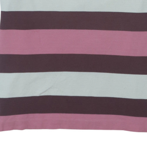 Lacoste Men's Multicoloured Striped Polo Shirt Size M Classic Fit