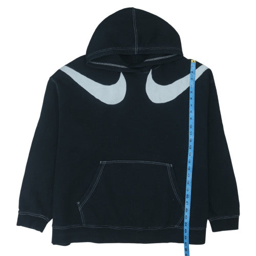 Nike Womens Black 3XL Pullover Hoodie with Logo Detail