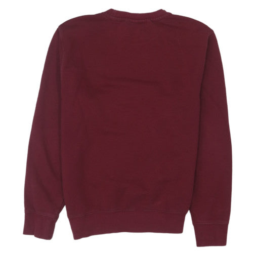 Nike Mens Red Crew Neck Pullover Sweatshirt Small