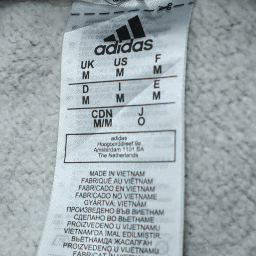 Adidas Men's Grey Crew Neck Pullover Sweatshirt Size M