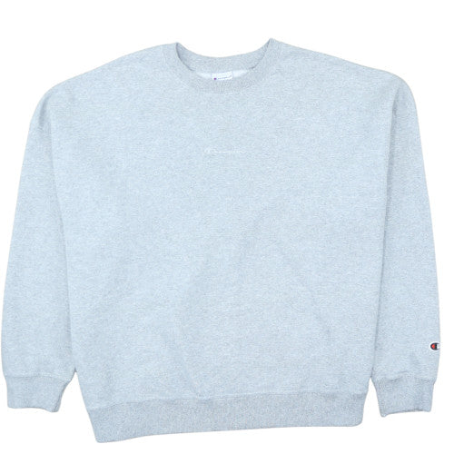 Champion Men's Grey 2XL Crew Neck Pullover Sweatshirt