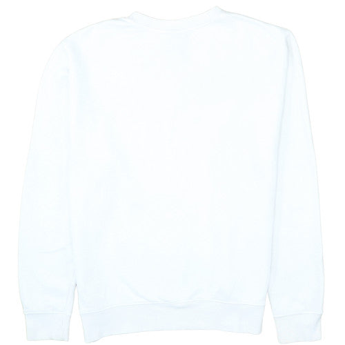 Nike Men's White Crew Neck Graphic Print Sweatshirt M