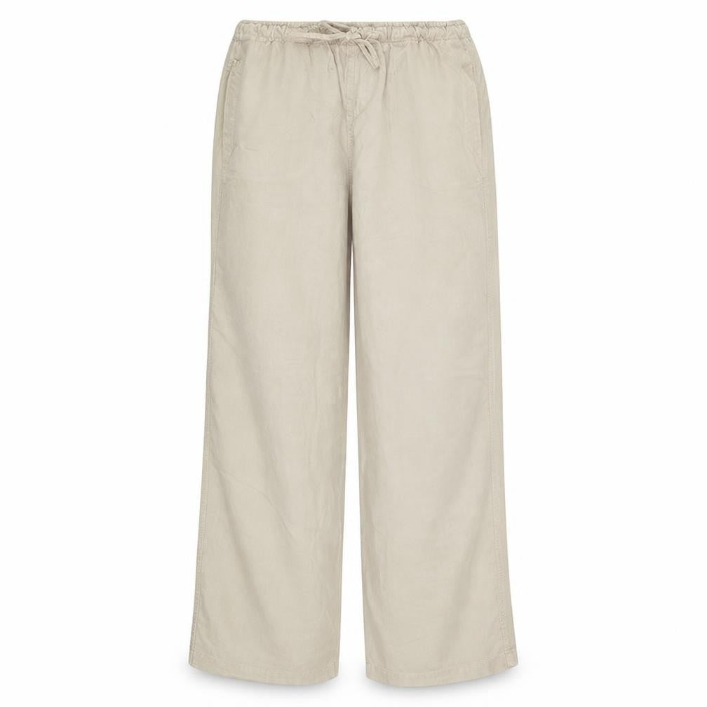 Marlboro Womens Beige Chino Elastic Waist Trousers Size 30