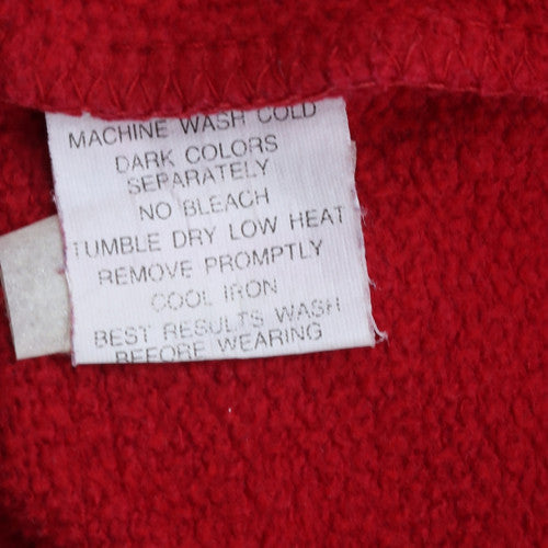 Chaps Ralph Lauren Men's Red Crew Neck Pullover Sweatshirt M