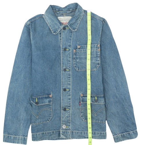 Levi Strauss & Co Women's Blue Denim Button Jacket Size M