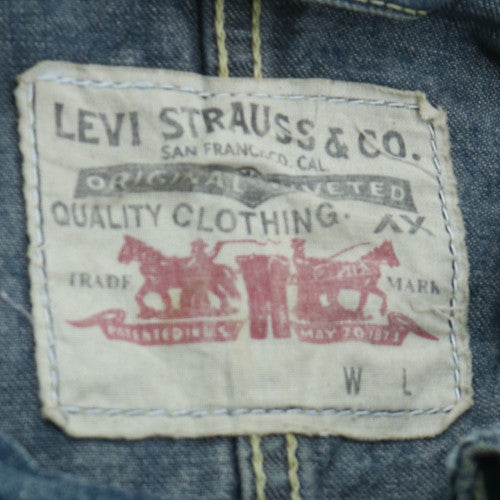 Levi Strauss & Co Women's Blue Denim Button Jacket Size M