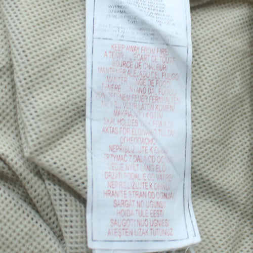 Nike Womens Beige Full Zip Sweatshirt Jacket Size 14 Classic Fit