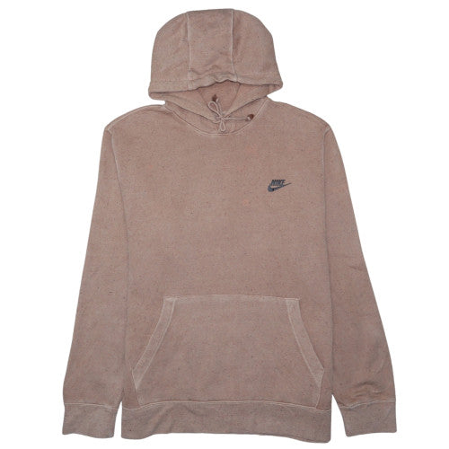 Nike Womens Beige Pullover Hoodie XL Cotton Blend Relaxed Fit