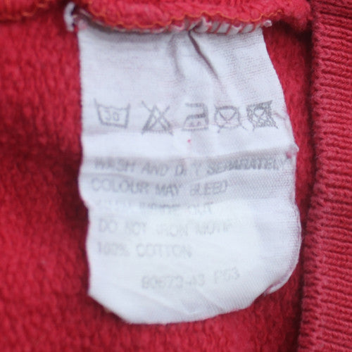 Levi’s Men’s Red 1/2 Zip Logo Sweatshirt Medium Retro Style