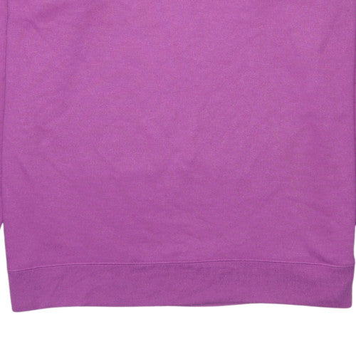 Champion Womens Purple XL Sweatshirt Crew Neck Logo Pullover