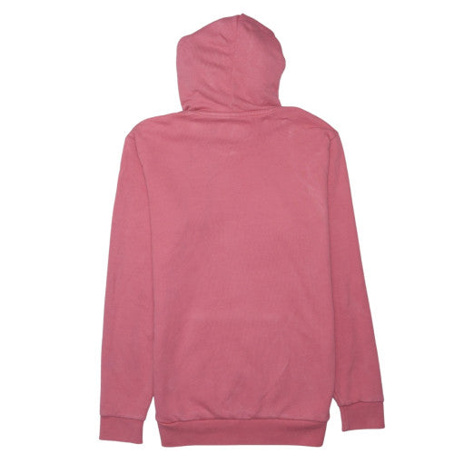 Adidas Womens Pink XS Pullover Hoodie With Logo Detail
