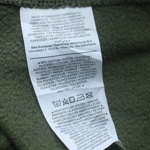 Nike Men's Green Crew Neck Pullover Sweatshirt Size M